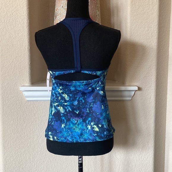 Nike Swim Earth Dye Racerback Tankini Top Size S - Picture 7 of 9